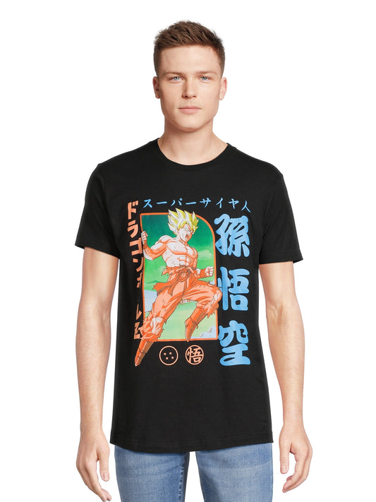 Dragon Ball Z Men's and Big Men's Graphic Tee Shirt, Sizes S 3XL