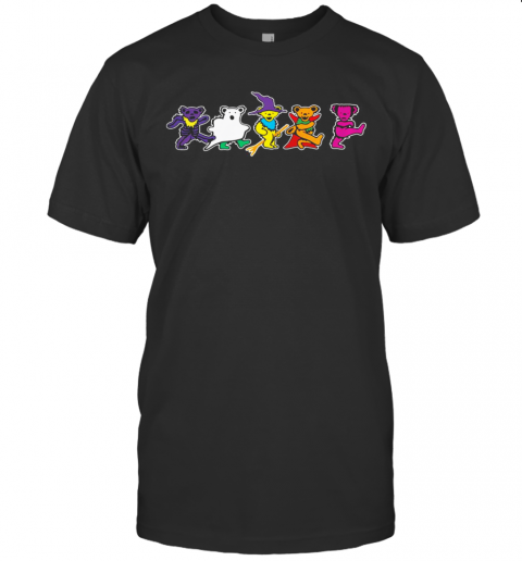 Grateful Dead Dancing Bears Halloween T Shirt