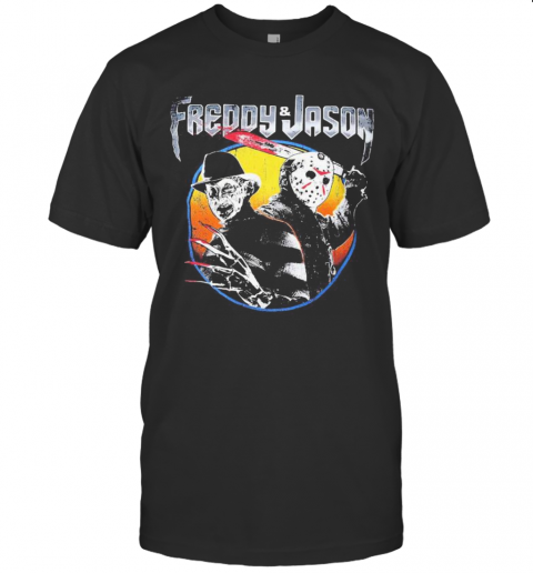 Halloween Freddy And Jason Vintage T Shirt