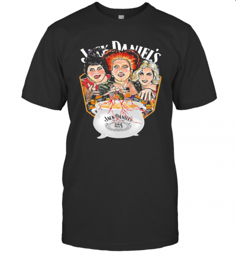 Halloween Hocus Pocus Witch Jack Daniels T Shirt