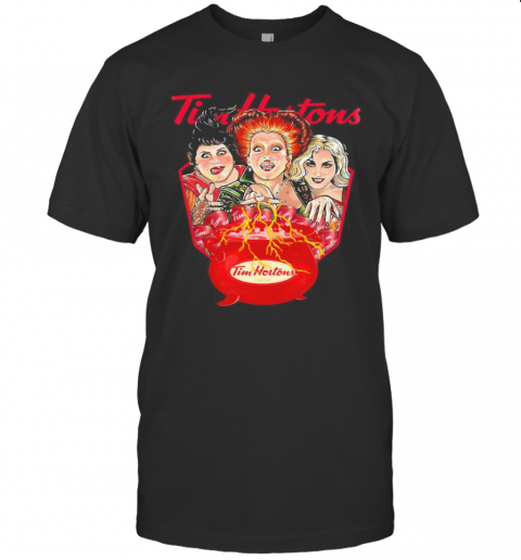 Halloween Hocus Pocus Witch Tim Hortons T Shirt