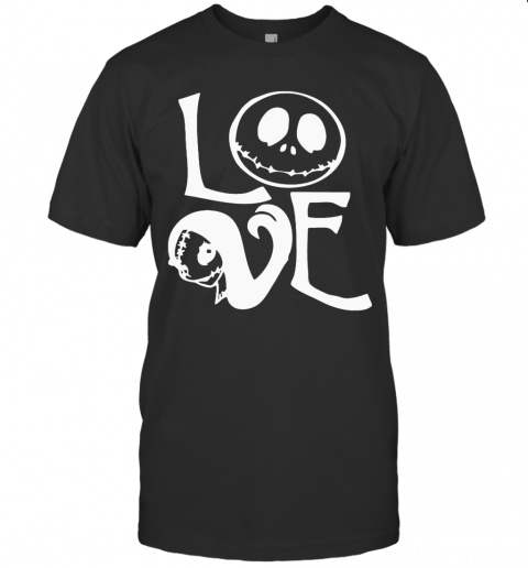 Halloween Love Jack Skellington T Shirt