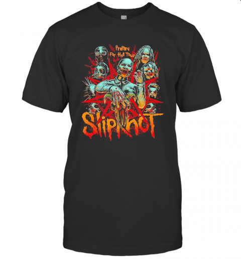 Halloween Slipknot Band Horror Prepare For Hell Tour T Shirt