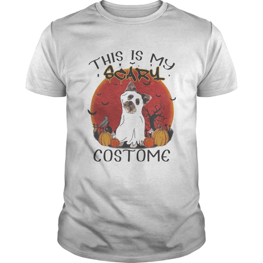 Halloween Yorkie This is my scary costome shirt