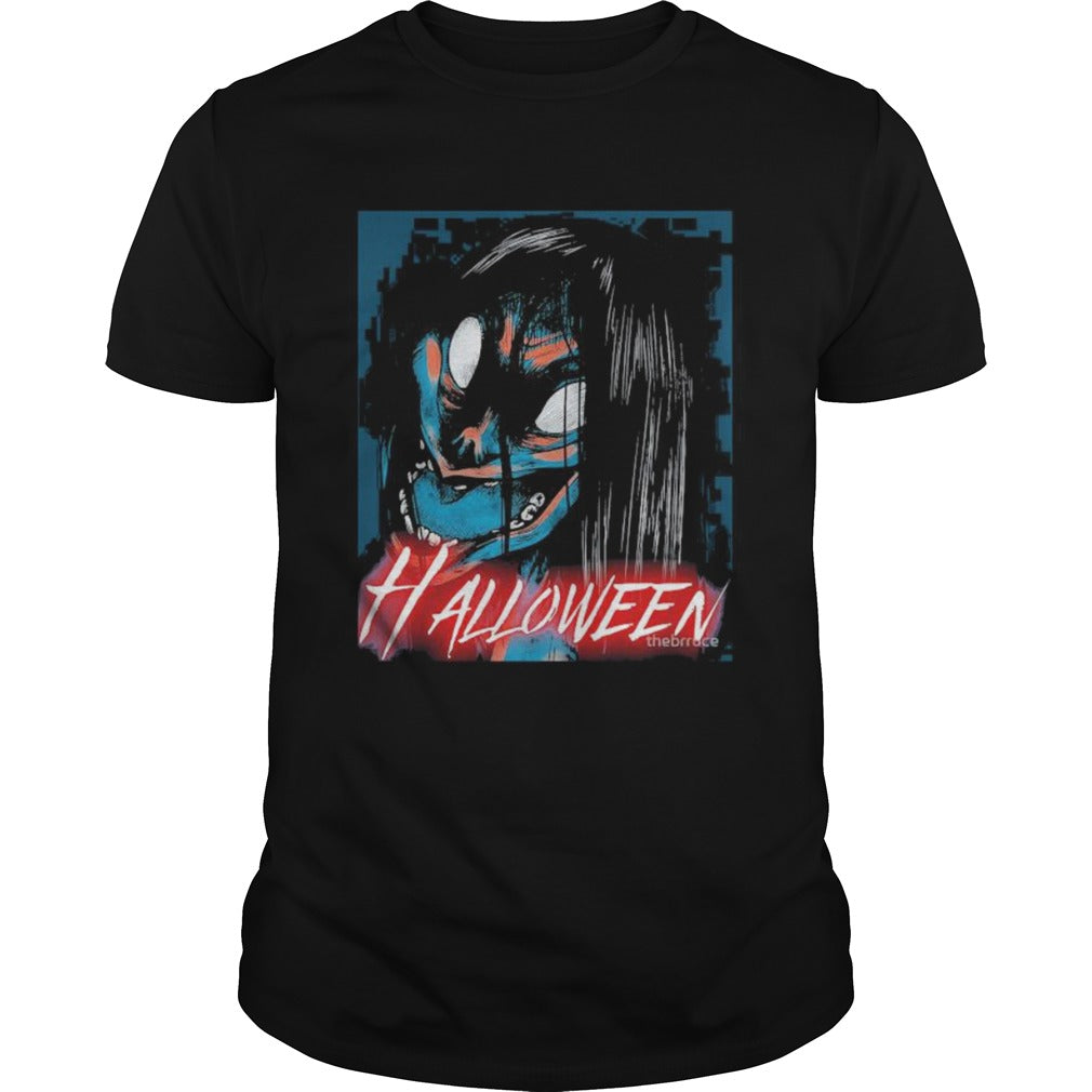 Halloween japan horror characters cartoon shirt
