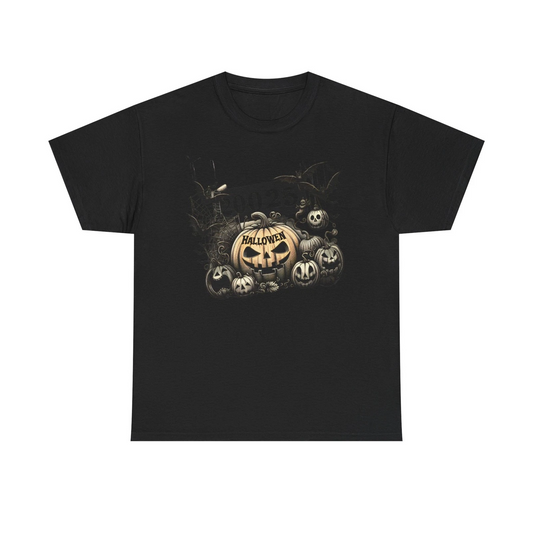 Halloween 2025 Spooky Pumpkin Graphic T-Shirt