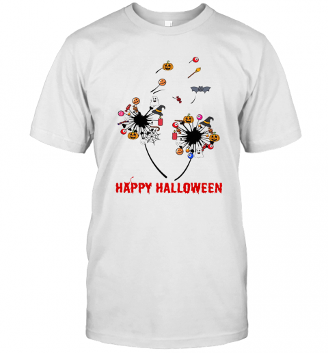 Happy Halloween Dandelion T Shirt