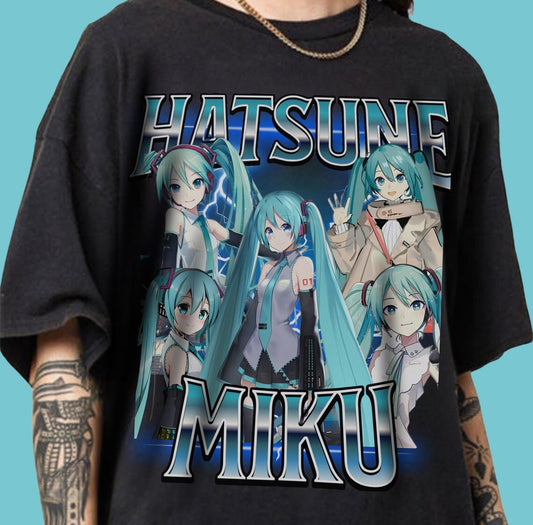 Hatsune Miku T shirt, Vocaloid Anime Shirt