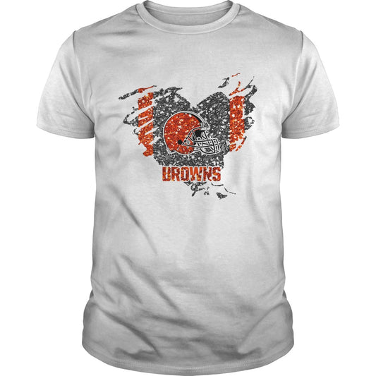 Heart Diamond Cleveland Browns shirt