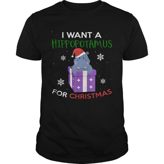 Hippopotamus For Christmas shirt