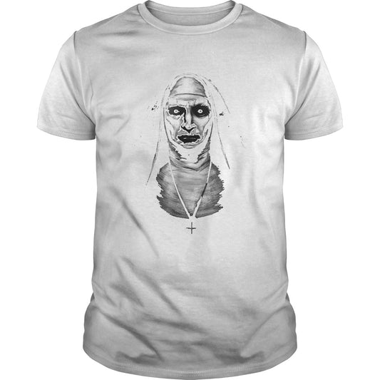 Hot evil demon nun Halloween shirt