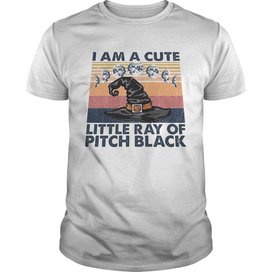 I am a cute little ray of pitch black vintage retro shirt
