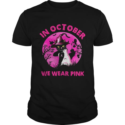In October We Wear Pink Pumpkin shirt