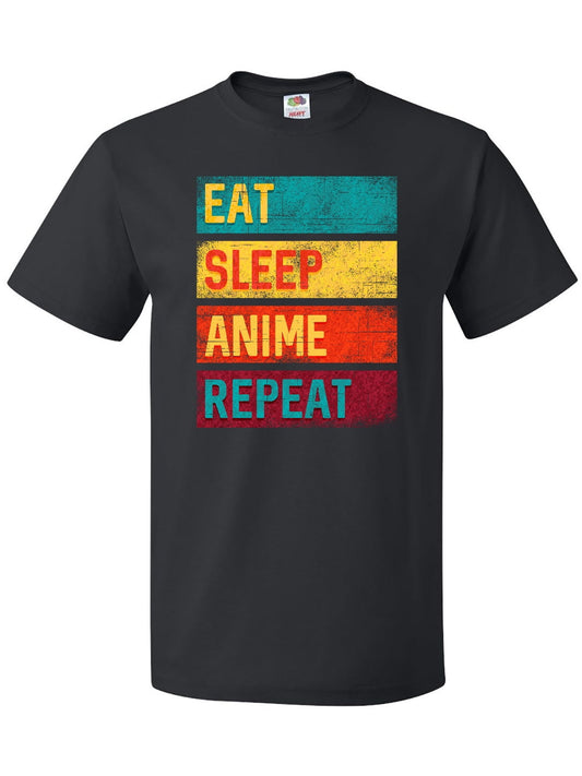 Inktastic Eat Sleep Anime Repeat T Shirt
