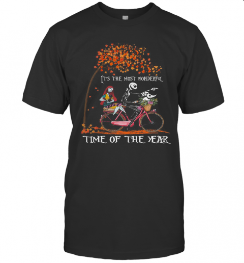 Jack Skellington And Sally It'S The Wonderful Time Of The Year T Shirt