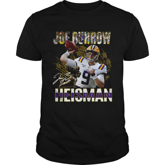 Joe Burrow Heisman Signatures shirt