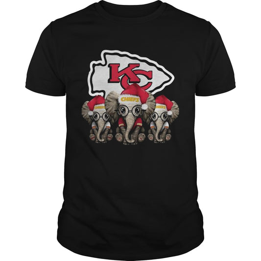 Kansas City Chiefs Elephant Christmas shirt