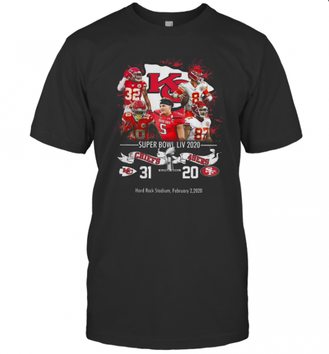 Kansas City Chiefs NFL Super Bowl Liv 2020 Vs San Francisco 49Ers T Shirt