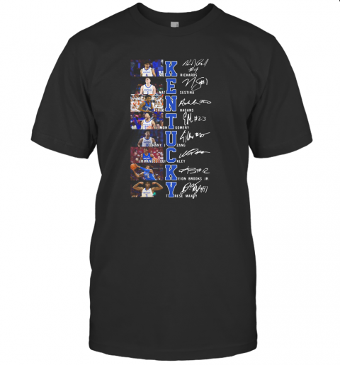 Kentucky Nick Richards Girlfriend Nate Sestina Ashton Hagans Signatures T Shirt