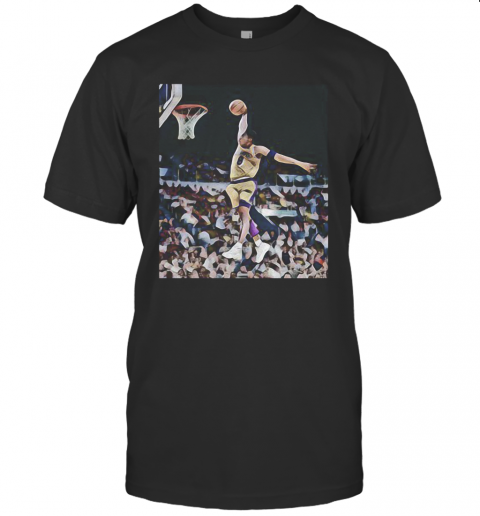 Kobe Bryant Playing Basketball Los Angeles Lakers Team T Shirt