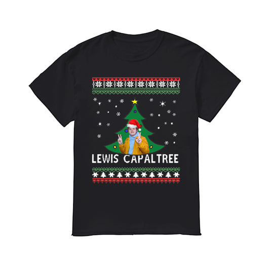 Lewis Capaldi Lewis Capaltree Christmas Tree Ugly shirt