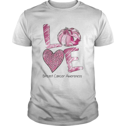 Love breast cancer awareness flowers shirt