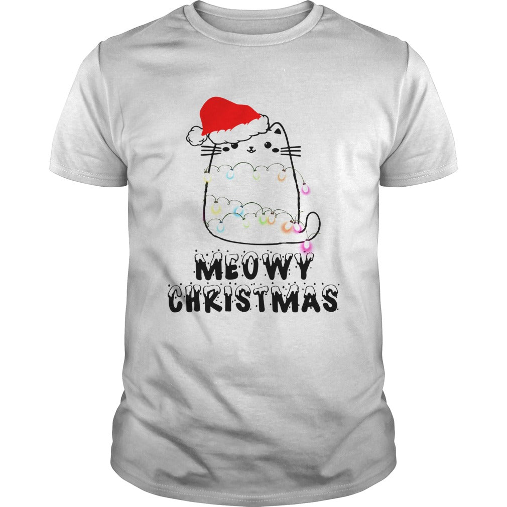 Meowy Christmas Holiday shirt