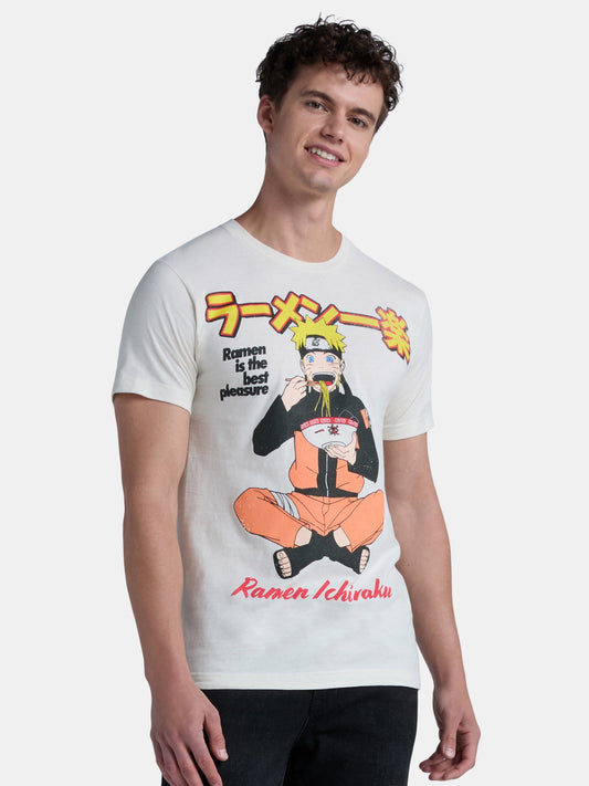 Naruto Shippuden Men's & Big Men’s Graphic Tee with Short Sleeves, Sizes S 3XL