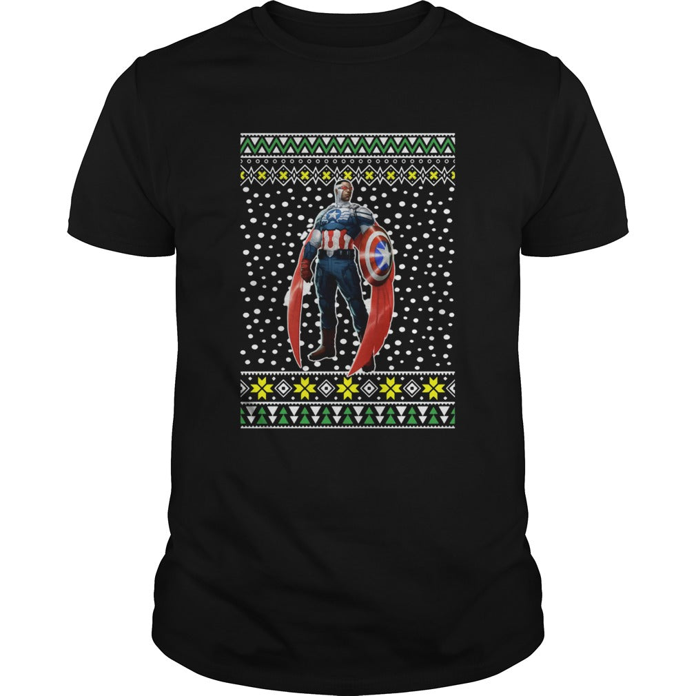 New Captain America Falcon Ugly Christmas shirt