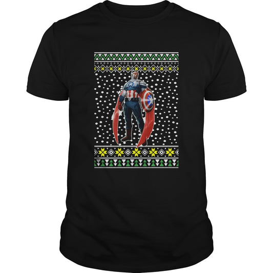 New Captain America Falcon Ugly Christmas shirt