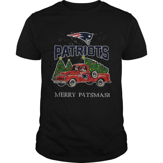 New England Patriots truck merry patsmas Christmas shirt