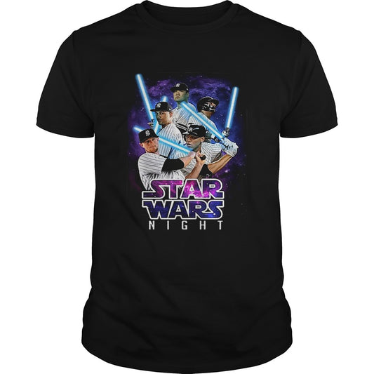New York Yankees players Star Wars night shirt