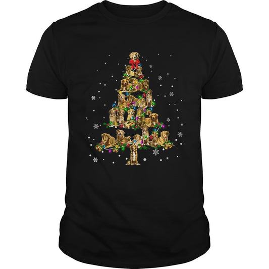 Nova Scotia Duck Tolling Retriever Christmas Tree TShirt