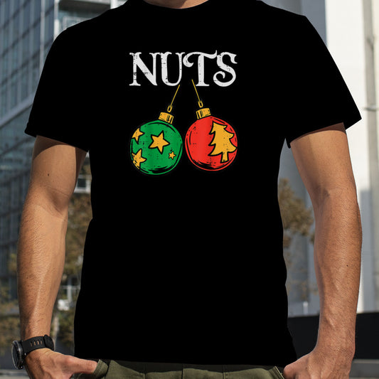 Nuts Chestnuts Funny Matching Couples Set Christmas Xmas Men T Shirt B0BM9S2S8S