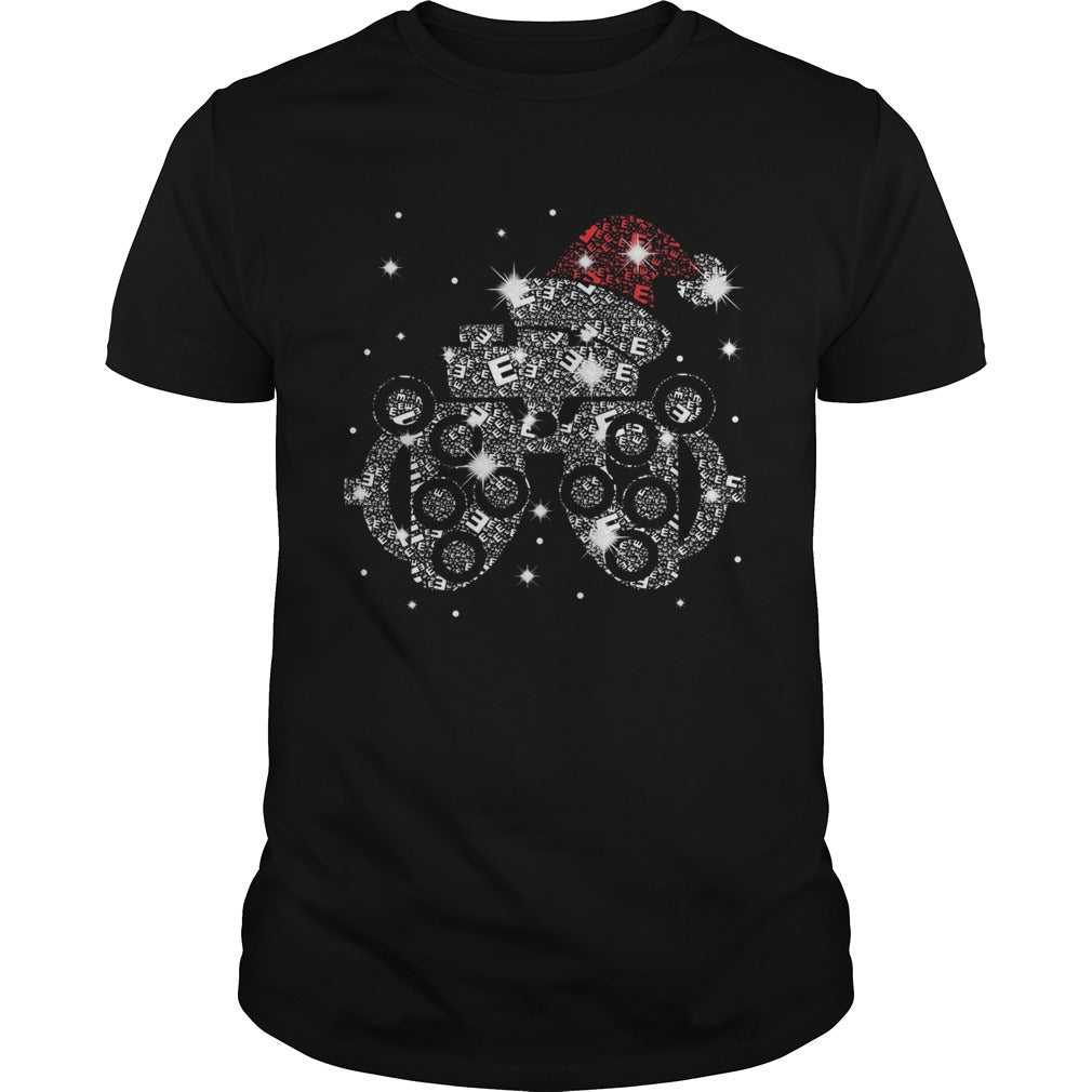 Optometry Bright Santa Diamond Christmas shirt