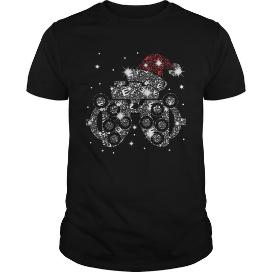 Optometry Bright Santa Diamond Christmas shirt