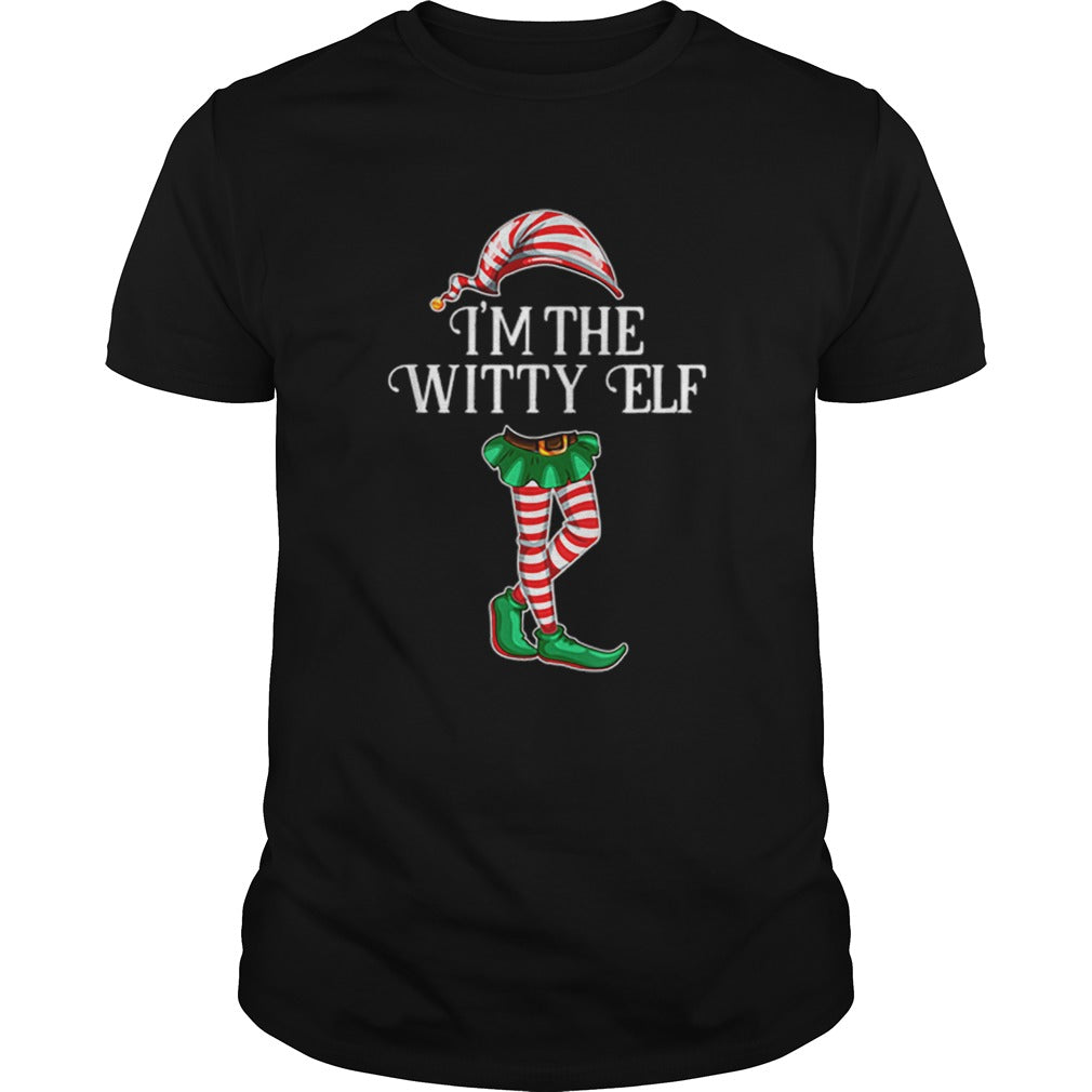 Pretty Im the Witty Elf Christmas Matching Family Group Gift shirt