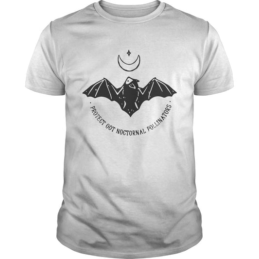 Protect Our Nocturnal Pollinators Bat Moon Shirt