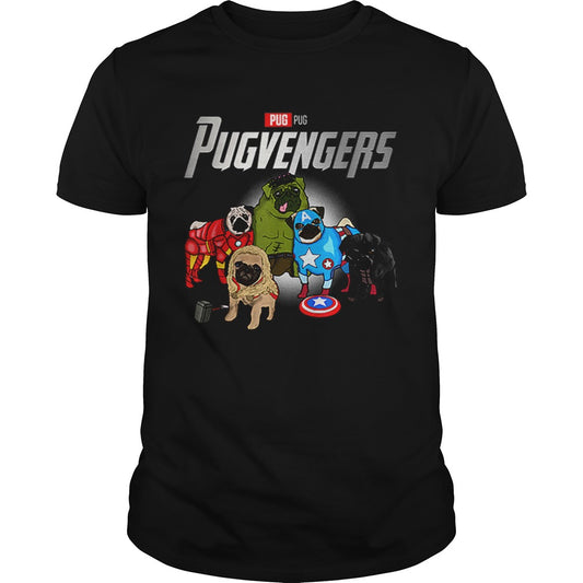 Pug Dog Lover Gift Pugvengers For Women Men Fans shirt