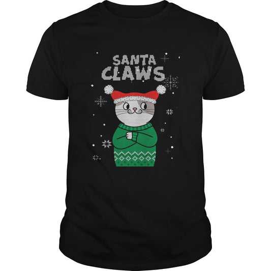 Santa Claws Cat Ugly Christmas shirt