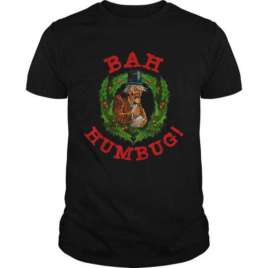 Scrooge Bah Humbug ArtFunny Anti Christmas Spirit shirt
