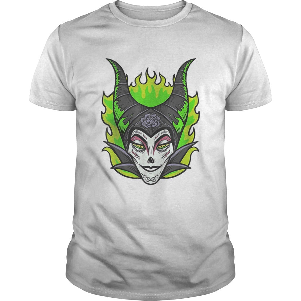 Sleeping Beauty Maleficent Sugar Skull Halloween shirt