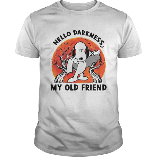 Snoopy Dracula Hello Darkness My Old Friends shirt