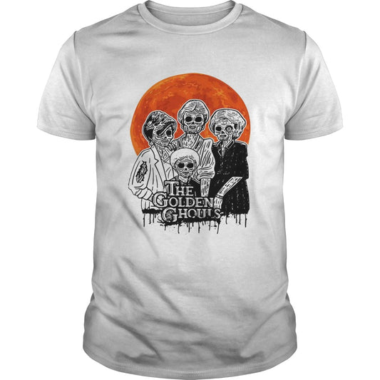 The Golden Ghouls Halloween moon shirt