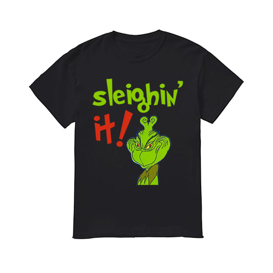 The Grinch Sleighin It Funny How The Grinch Stole Christmas shirt