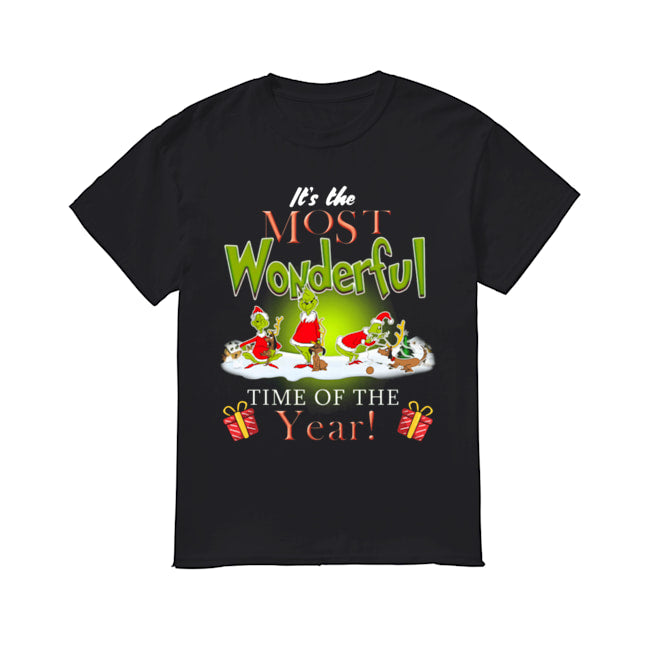 The Most Wonderful Grinch Time of The Year Christmas shirt