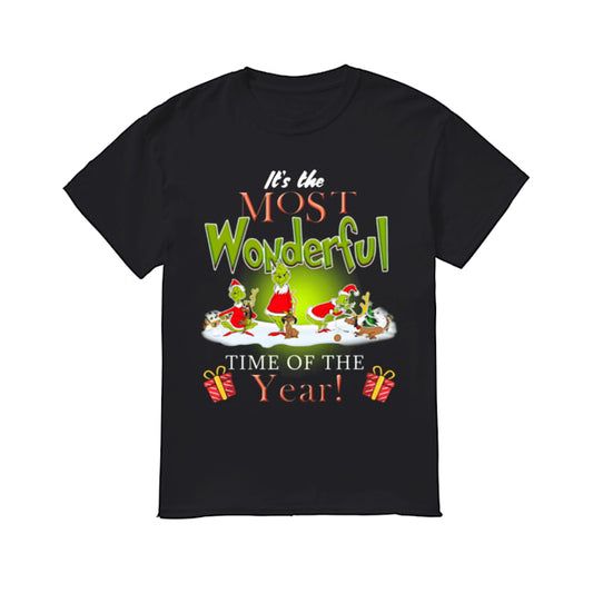 The Most Wonderful Grinch Time of The Year Christmas shirt