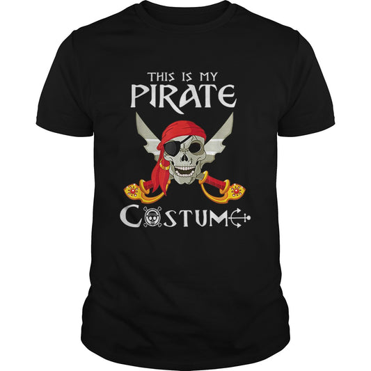 This Is My Pirate Costume Funny Costume Halloween Gift shirt
