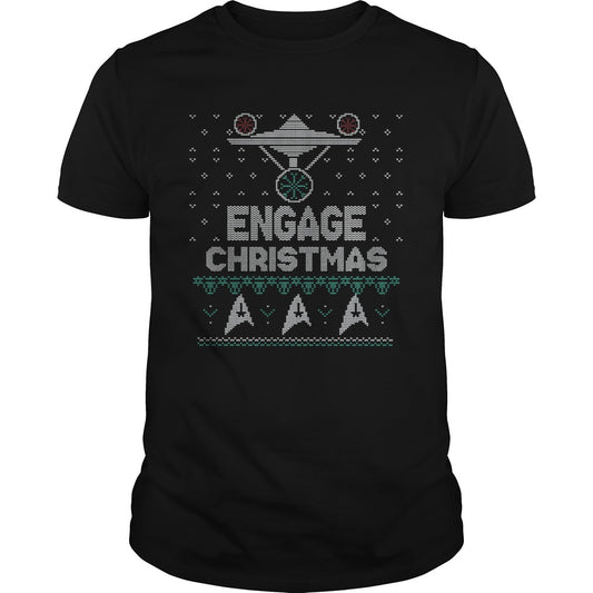 Ugly UFO engage christmas shirt