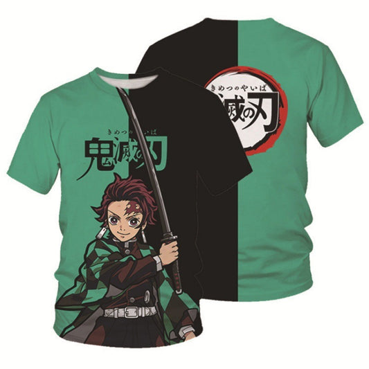 Unisex Anime Demon Slayer Shirt Cosplay Shirt Cartoon T Shirts Fashion Casual Mens Shirts  S